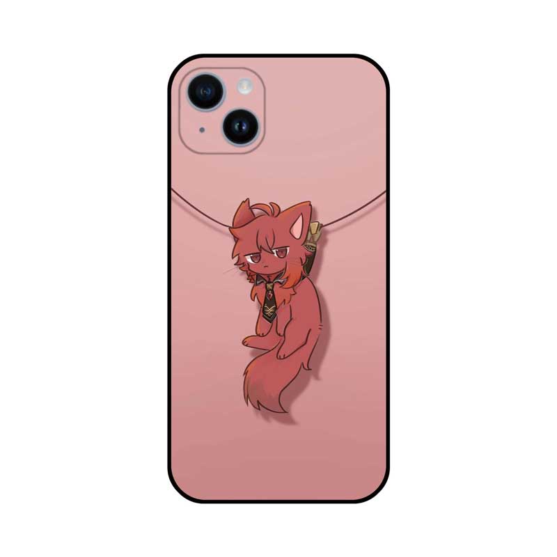 Cat Genshin Impact Phone Case Cute Hanging Genshin Character Diluc