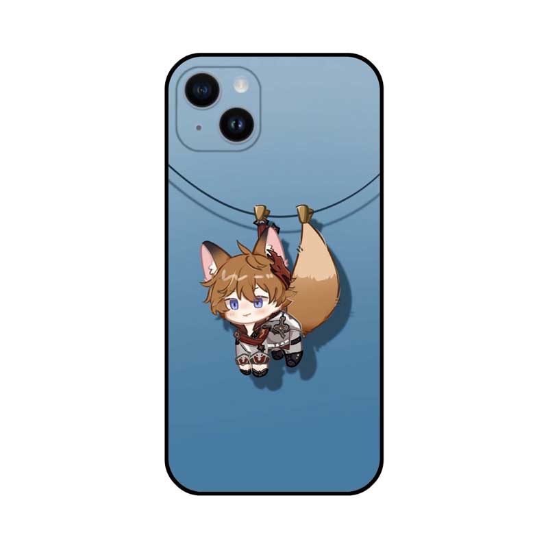Cat Genshin Impact Phone Case Cute Hanging Genshin Character Tartaglia