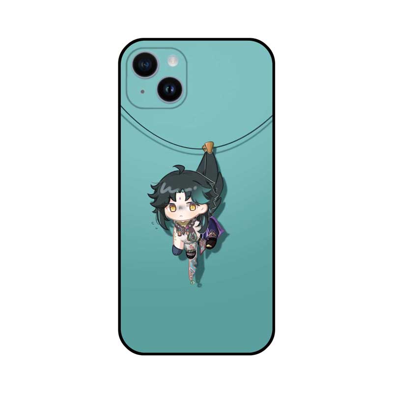 Cat Genshin Impact Phone Case Cute Hanging Genshin Character Xiao