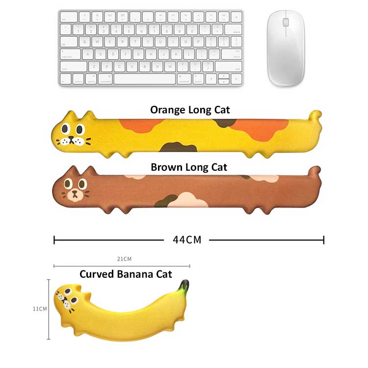 Cute Cat Keyboard Wrist Rest Mouse Pad