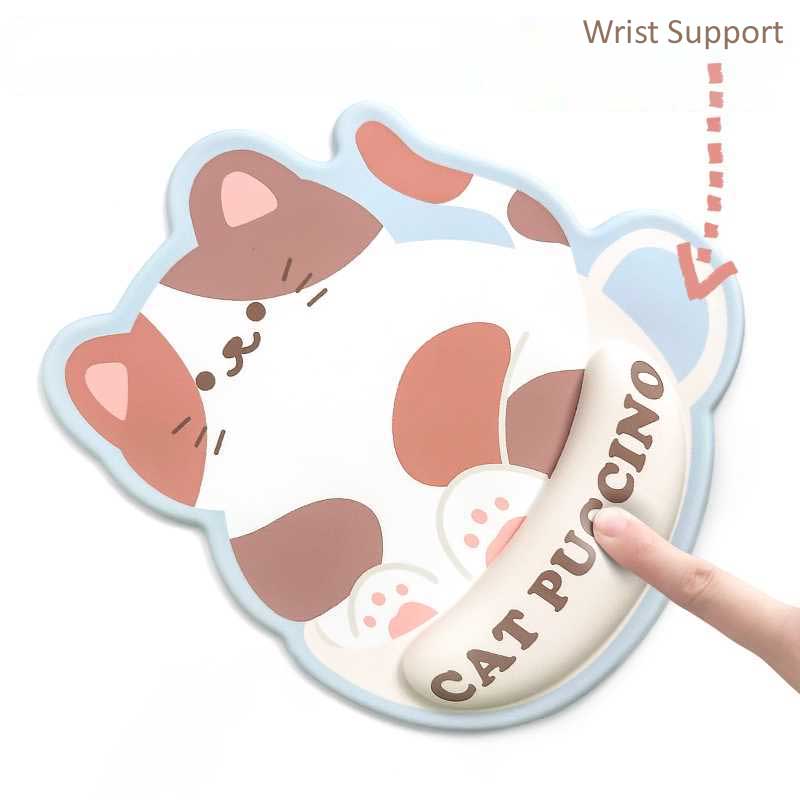 Kawaii Cat Mouse and Keyboard Rests
