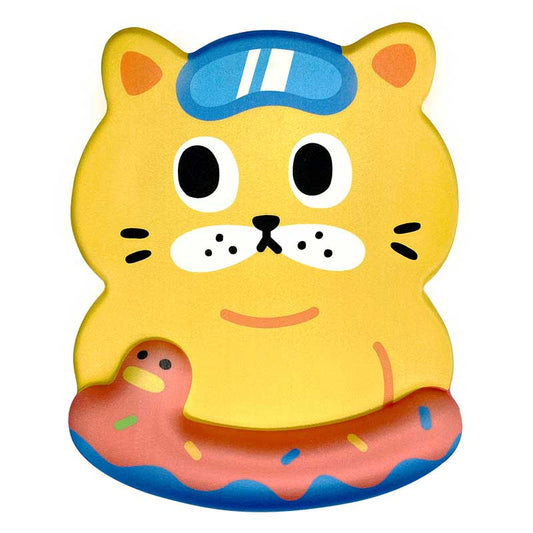 Cat Mouse Pad with wrist support Cute Computer Accessories cat decor cute cat lover gifts (3)