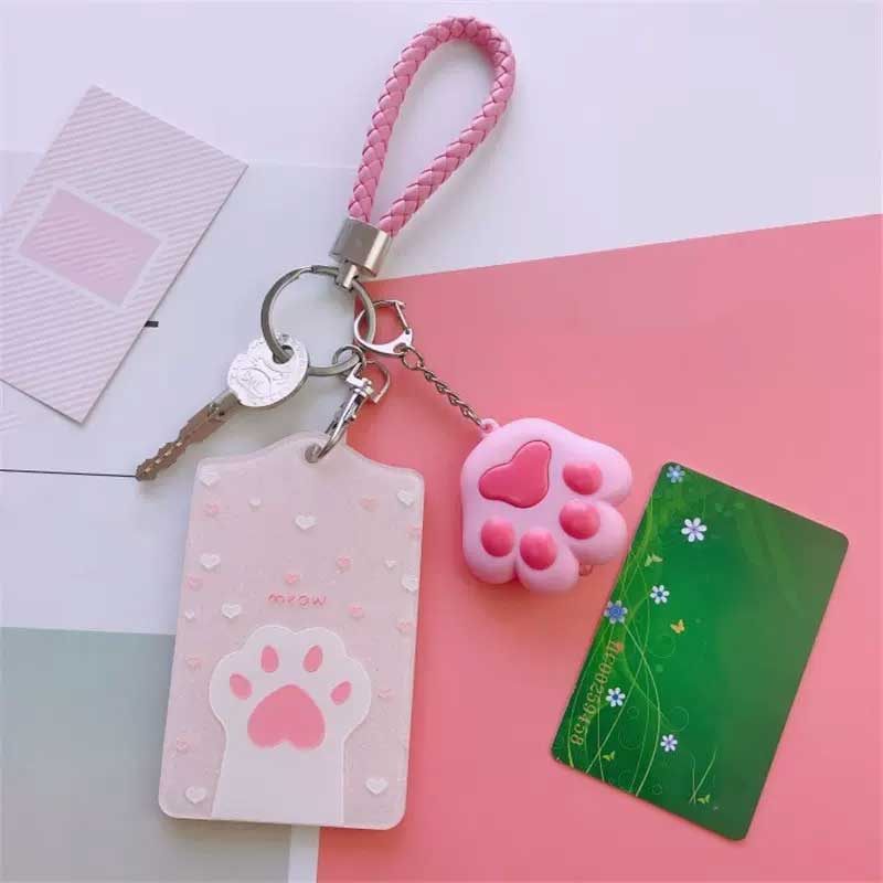Cute Cat Card Holder with Sound