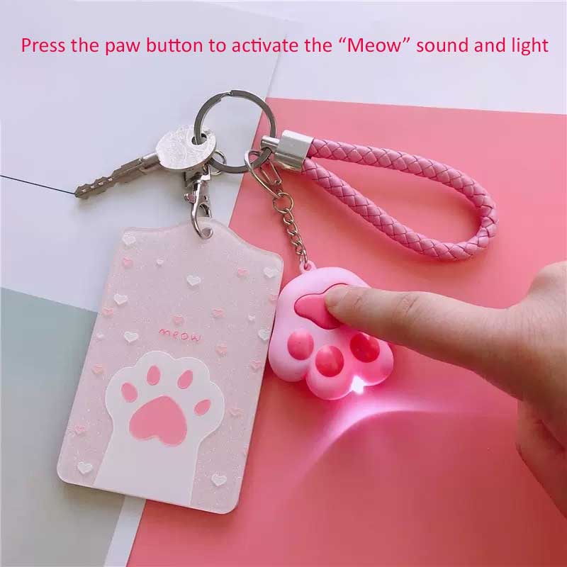 Cute Cat Card Holder with Sound