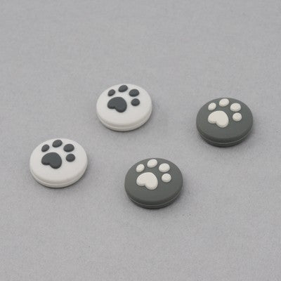 Cat Paw Switch Thumb Grips Switch OLED Analog Caps black gray