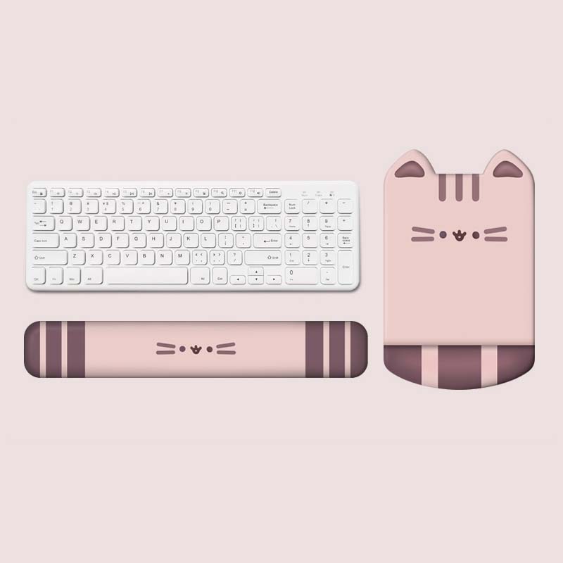 Cute Cat Wrist Support Mousepad