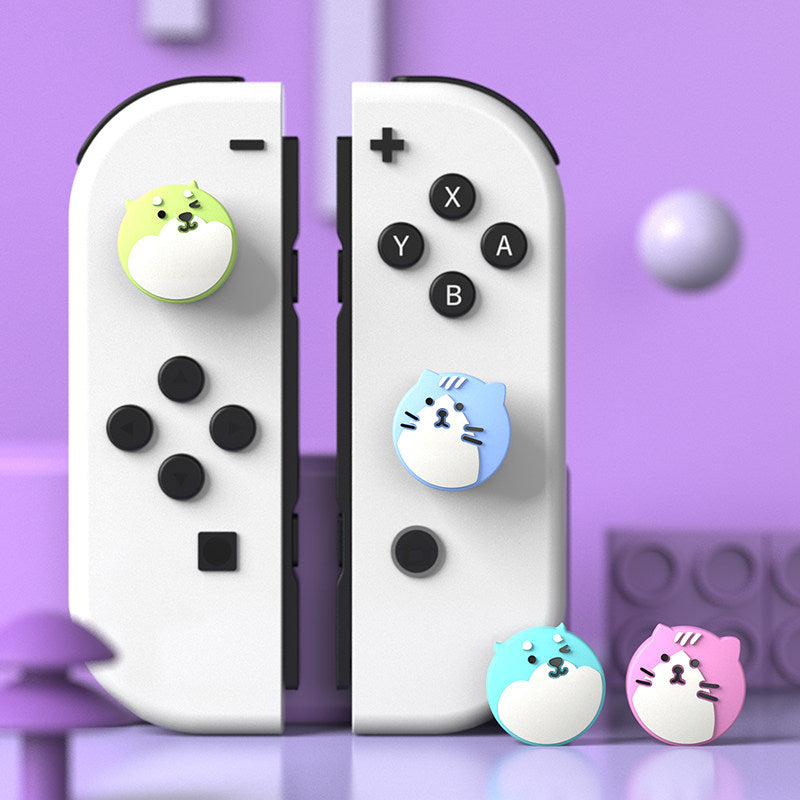 Cats and Dogs Switch Thumb Grips Switch OLED Lite Analog Caps (4)