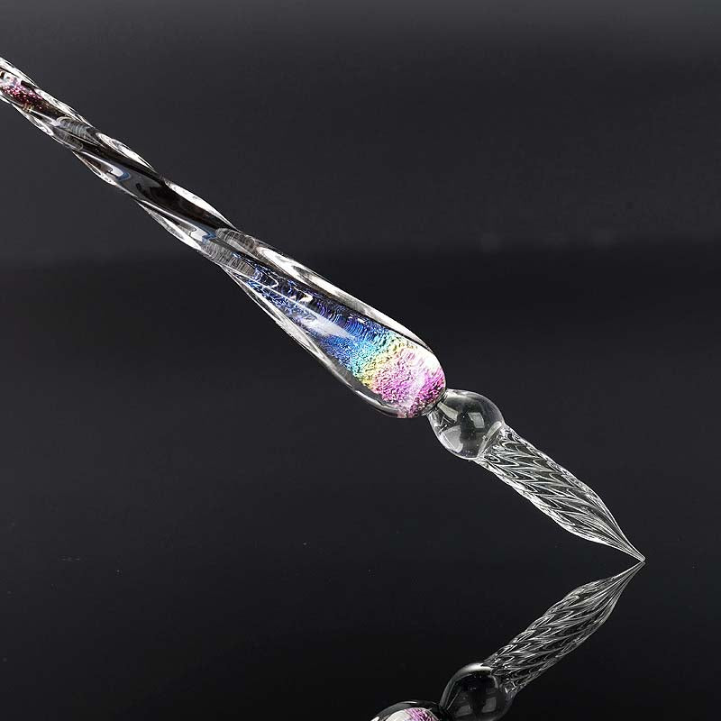 Celestial Glass Dip Pen Handwriting Glass Pen Galaxy dipping pen (2)