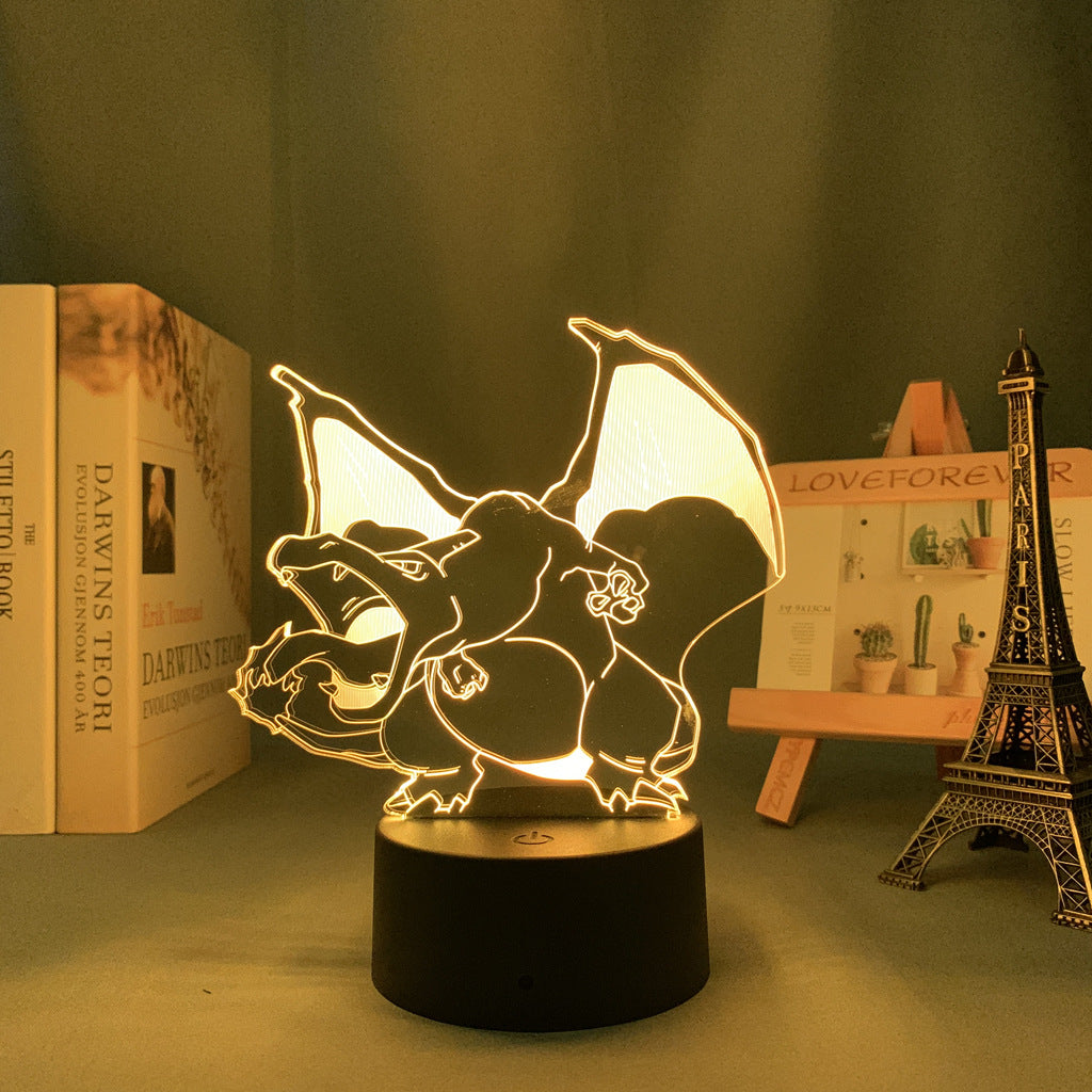 Charizard LED Night Light Charizard Lamp Pokemon Gifts (4)