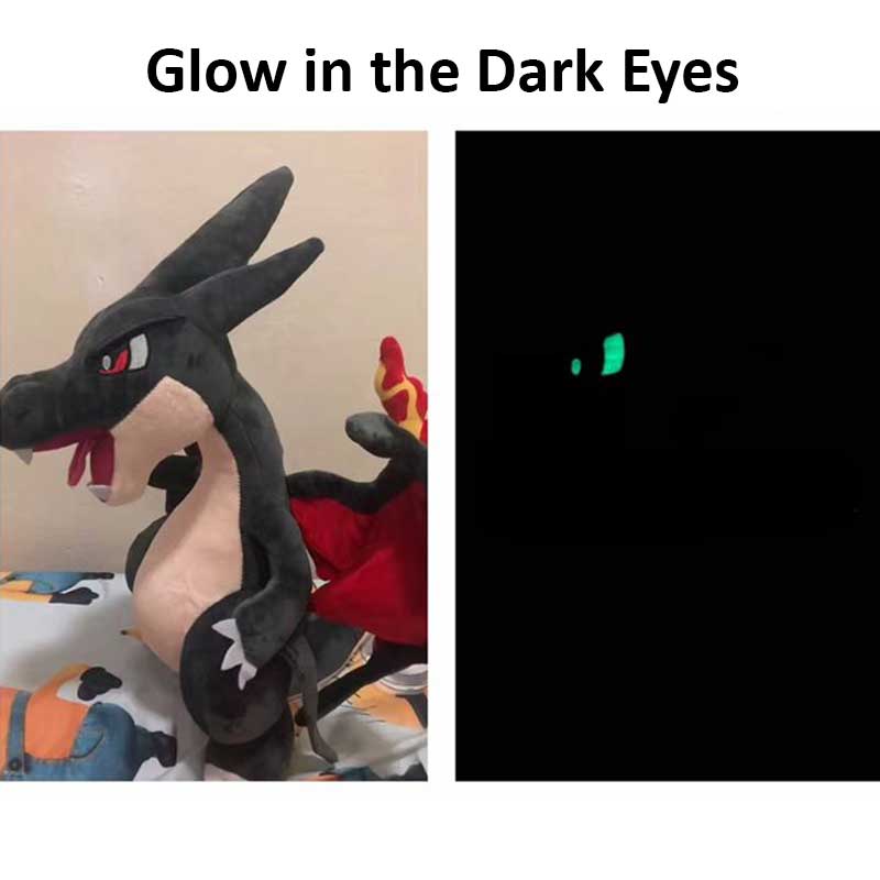 Fire Dragon Stuffed Animal with Posable Wings