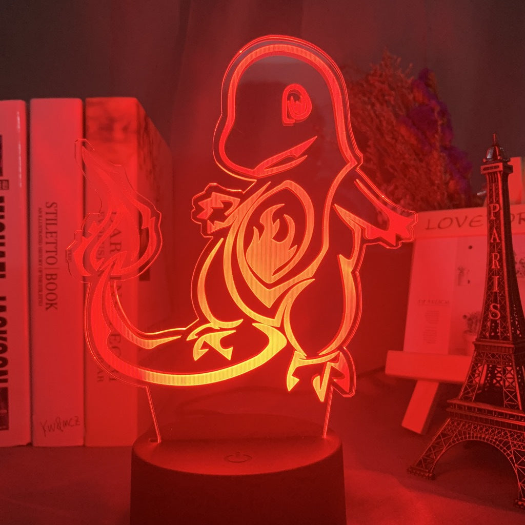 Charmander LED Night Light Charmander Lamp Pokemon Gifts (5)
