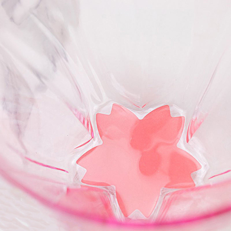 Cherry Blossom Double Wall Glass Cup