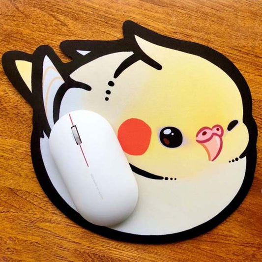 Chibi Bird Mouse Pads Cute Cockatiel Parrot Owl Sparrow (4)