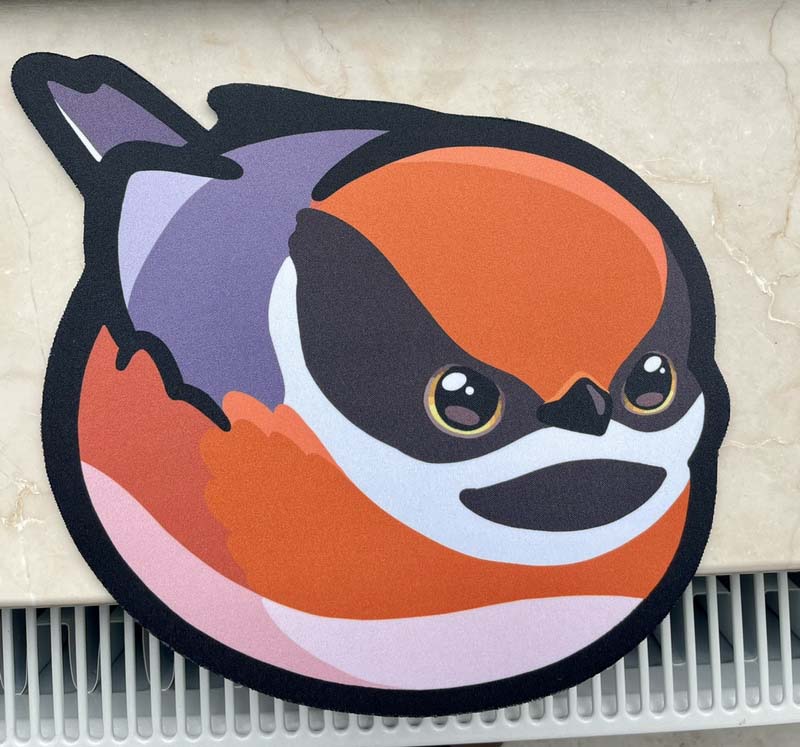 Chibi Bird Mouse Pads: Avian Charm