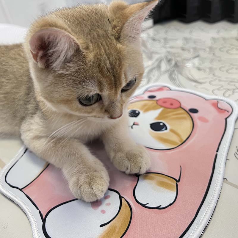 Chibi Cat Mouse Pad - Adorable and Durable