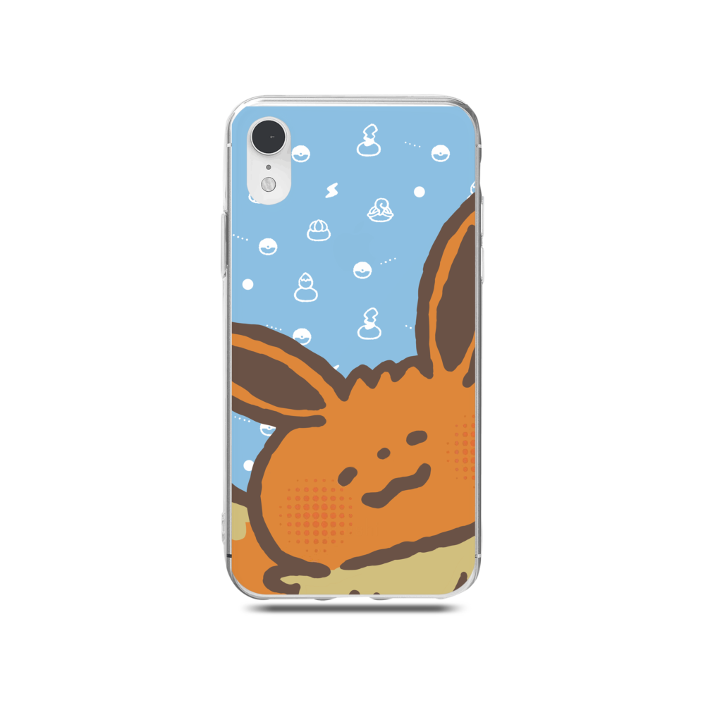 Chibi Eevee Phone Case Kawaii Pikachu iPhone Case Chibi Pokemon Art (1)