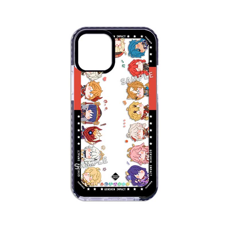 Chibi Genshin Impact iPhone Case 13 Pro Max 12 11 XS Max Cute Genshin Samsung S22 S21 case (5)
