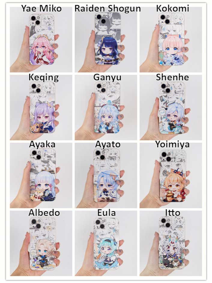 Chibi Genshin Impact iPhone Cases