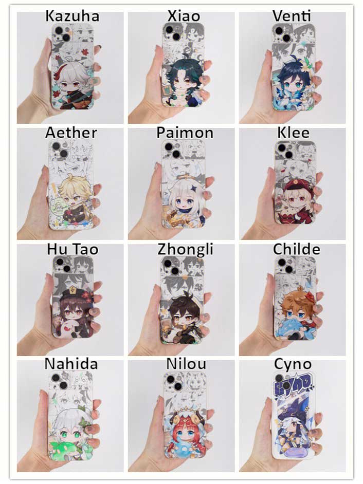 Chibi Genshin Impact iPhone Cases
