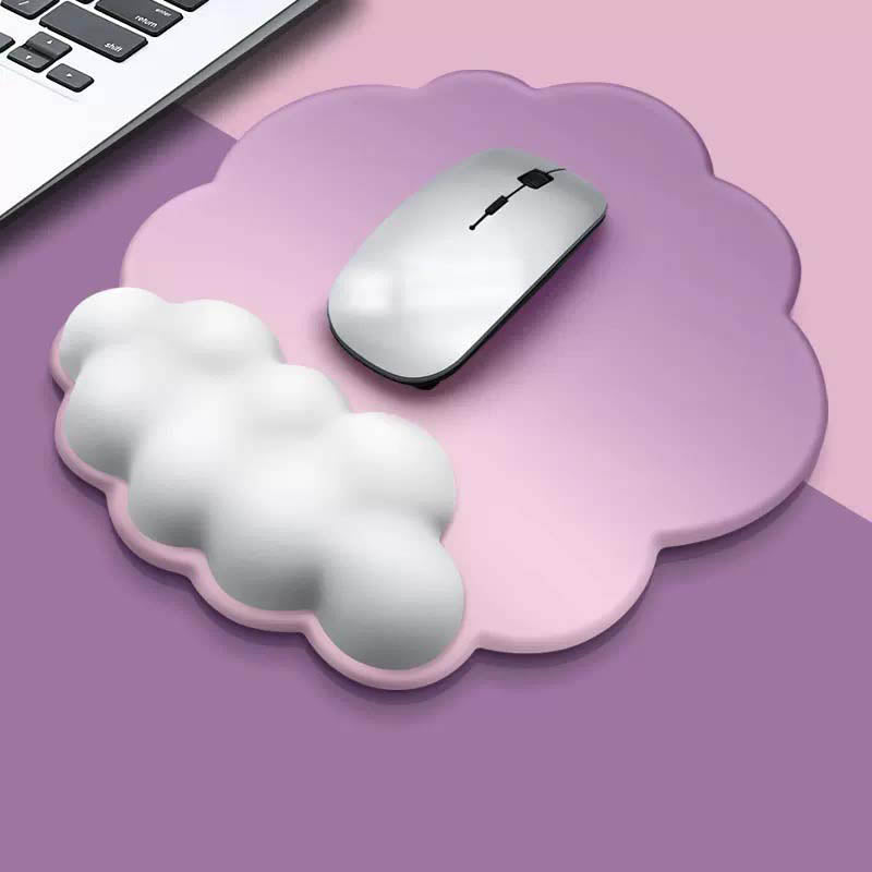 Cloud Mouse Pad with Wrist Support Cute Mousepad Wrist Rest (13)