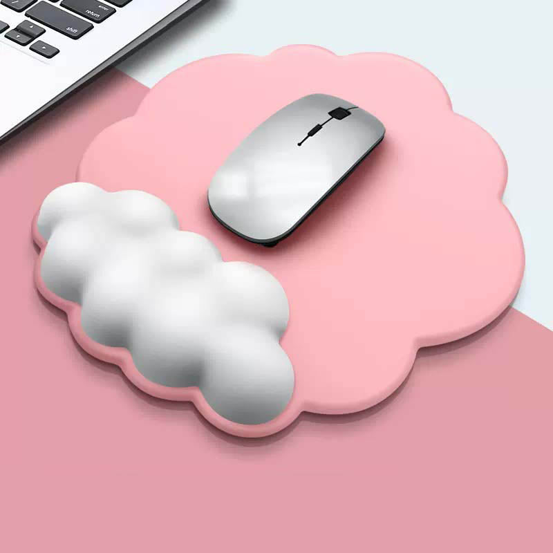 Cloud Mouse Pad with Wrist Support Cute Mousepad Wrist Rest (4)