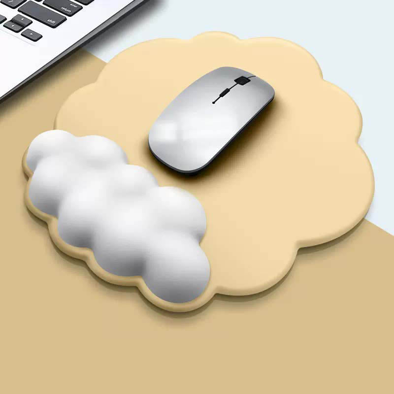Cloud Mouse Pad with Wrist Support Cute Mousepad Wrist Rest (5)