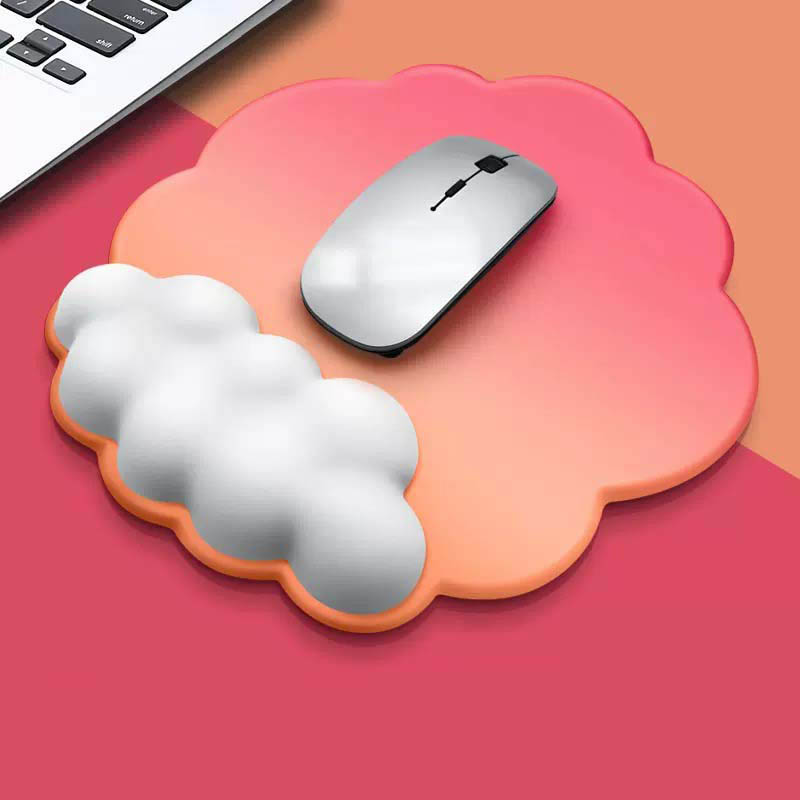 Cloud Mouse Pad with Wrist Support Cute Mousepad Wrist Rest (9)