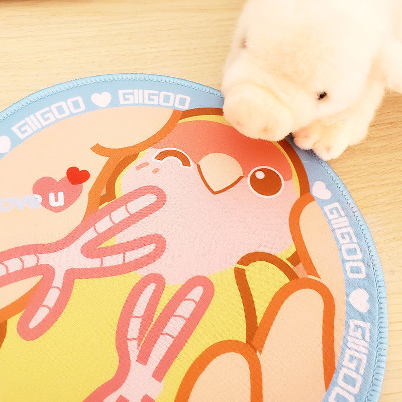 Cute Bird Cockatiel Mouse Pad