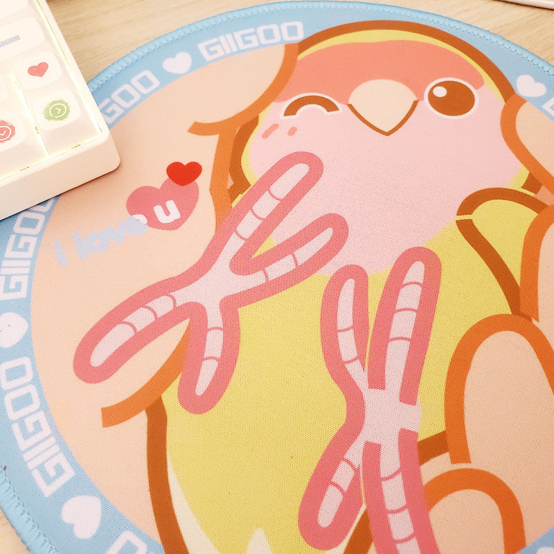 Cute Bird Cockatiel Mouse Pad