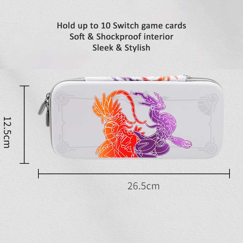 Scarlet and Violet Switch OLED Travel Case