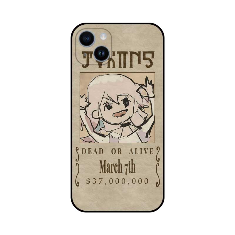 Custom HSR Wanted Poster Phone Case March 7th Funny Honkai Star Rail Gifts (6)