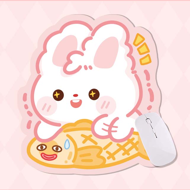 Cute Animal Mouse Pad Kawaii Game Room Decor (1)