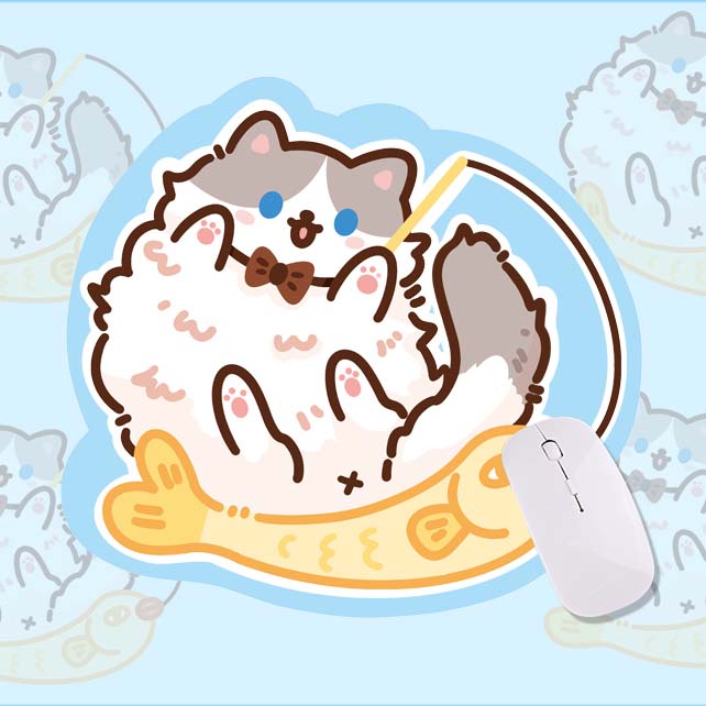 Cute Animal Mouse Pad Kawaii Game Room Decor (11)