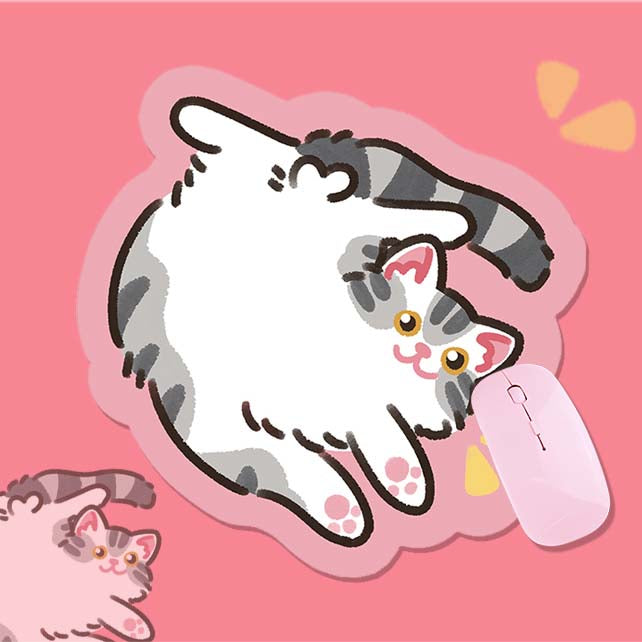 Cute Animal Mouse Pad Kawaii Game Room Decor (5)