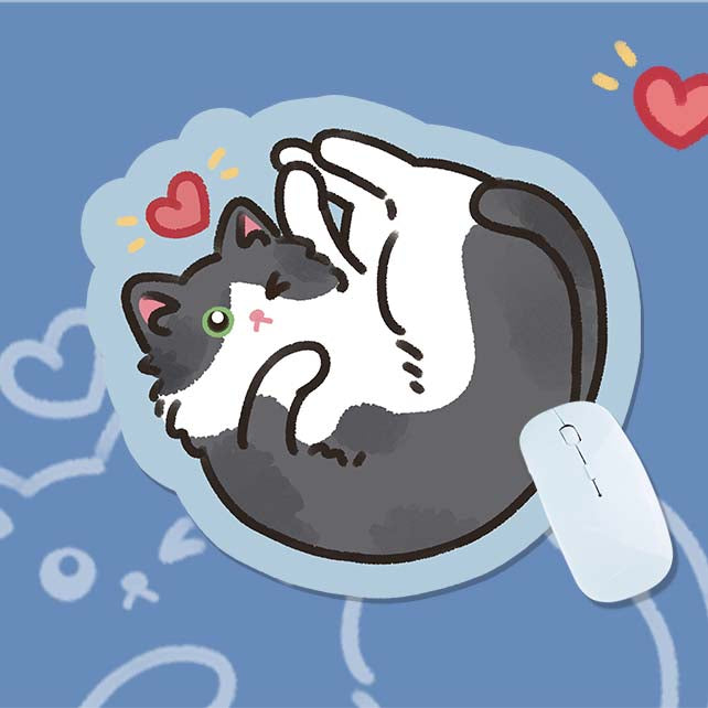 Cute Animal Mouse Pad Kawaii Game Room Decor (7)