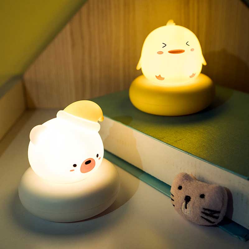 Cute Animal Night Lights with Touch Sensor