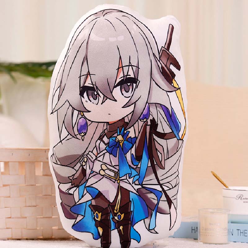 Cute Bronya Honkai Star Rail Cushions Chibi Star Rail Fanart Throw Pillows (3)