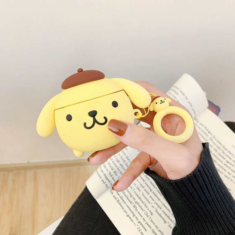 Cute Cartoon AirPods Case Kuromi AirPods Pro Case Cover Melody Pompompurin Accessories (6)