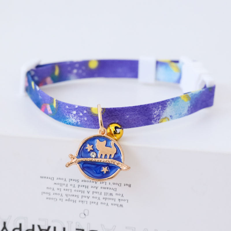Cute Cat Collar Pastel Pet Collars Kawaii Aesthetic Pet Accessories Breakaway Collar Kitten Neckwear (14)