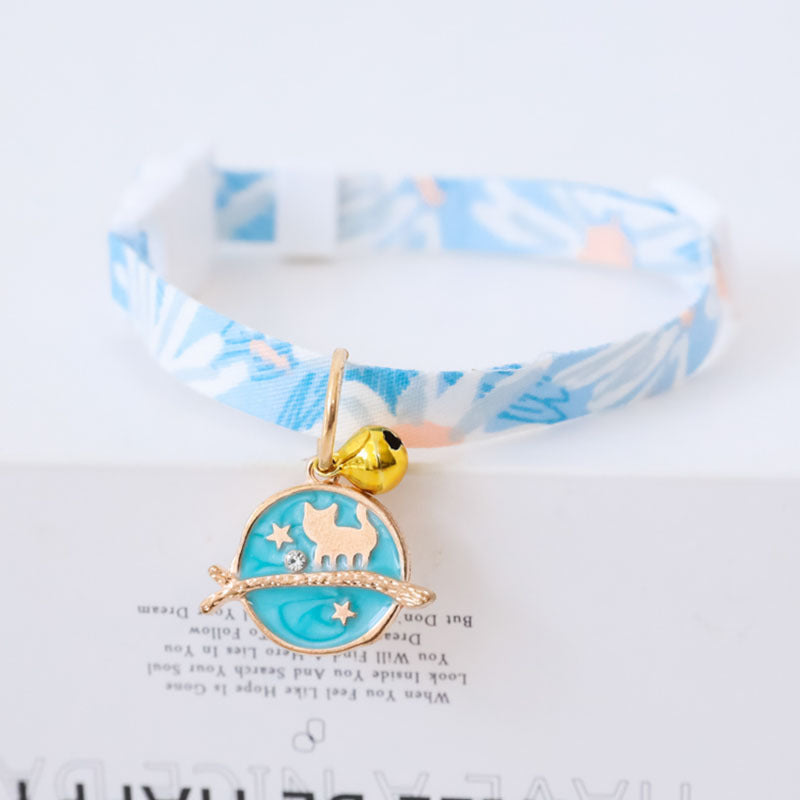 Cute Cat Collar Pastel Pet Collars Kawaii Aesthetic Pet Accessories Breakaway Collar Kitten Neckwear (15)