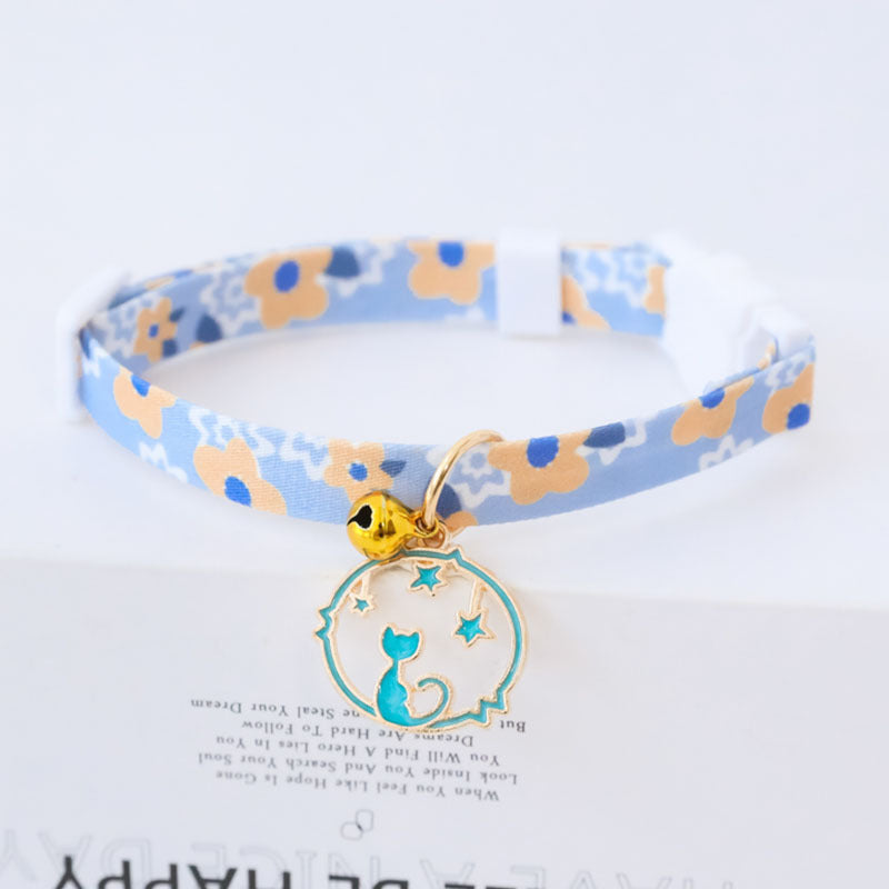 Cute Cat Collar Pastel Pet Collars Kawaii Aesthetic Pet Accessories Breakaway Collar Kitten Neckwear (16)