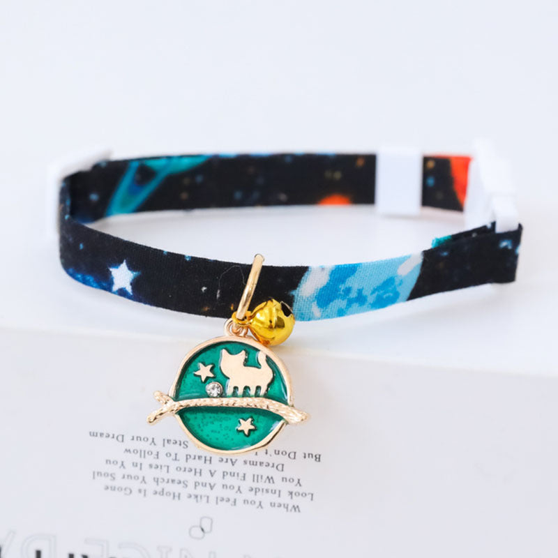 Cute Cat Collar Pastel Pet Collars Kawaii Aesthetic Pet Accessories Breakaway Collar Kitten Neckwear (17)