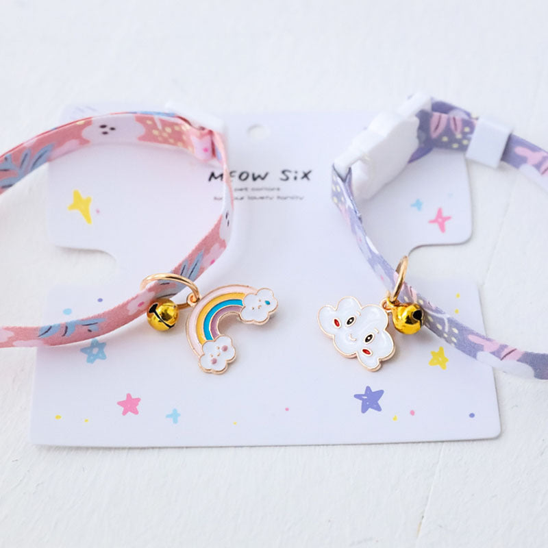 Cute Cat Collars with Astronomy Designs