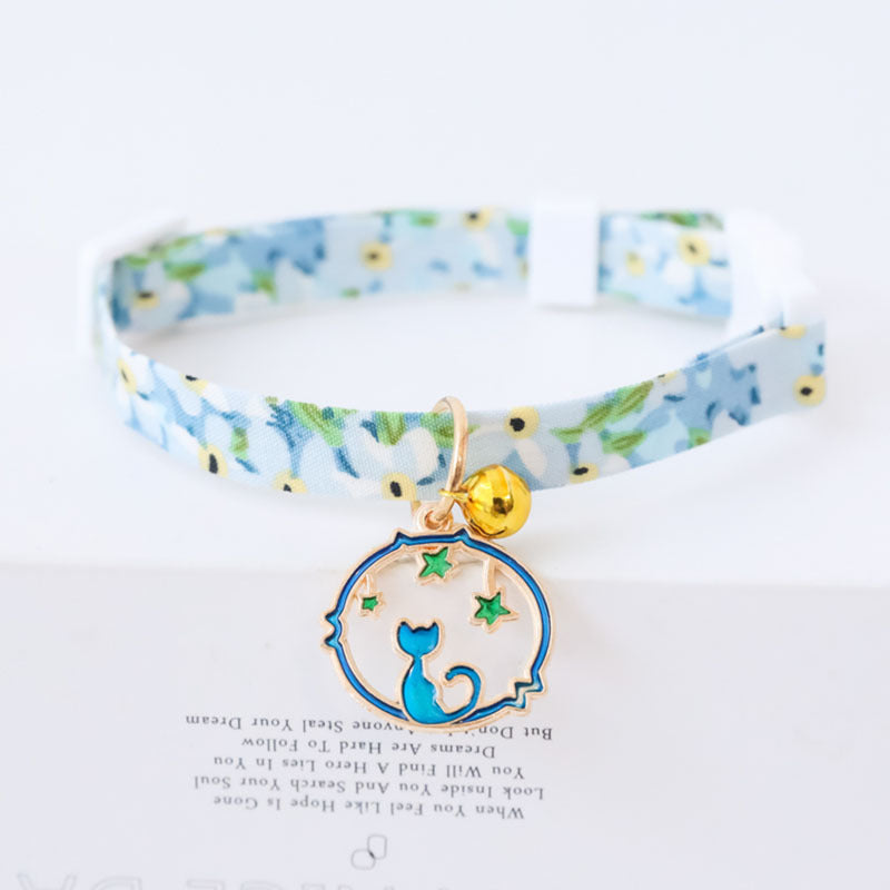 Cute Cat Collar Pastel Pet Collars Kawaii Aesthetic Pet Accessories Breakaway Collar Kitten Neckwear (6)