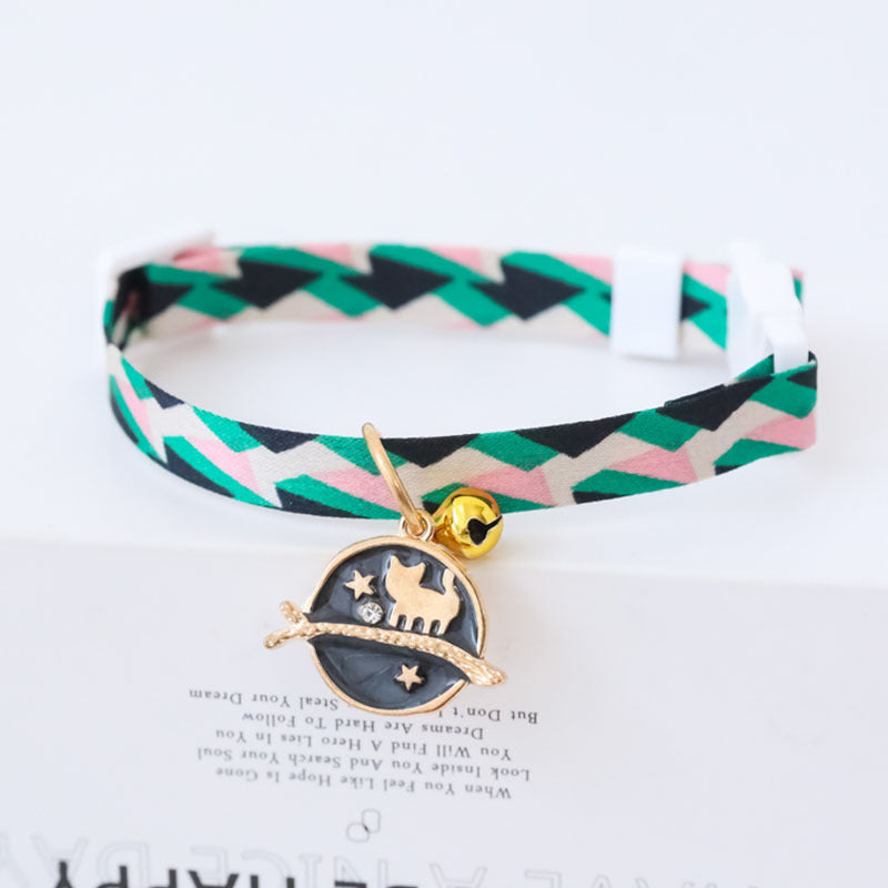 Cute Cat Collar Pastel Pet Collars Kawaii Aesthetic Pet Accessories Breakaway Collar Kitten Neckwear (7)