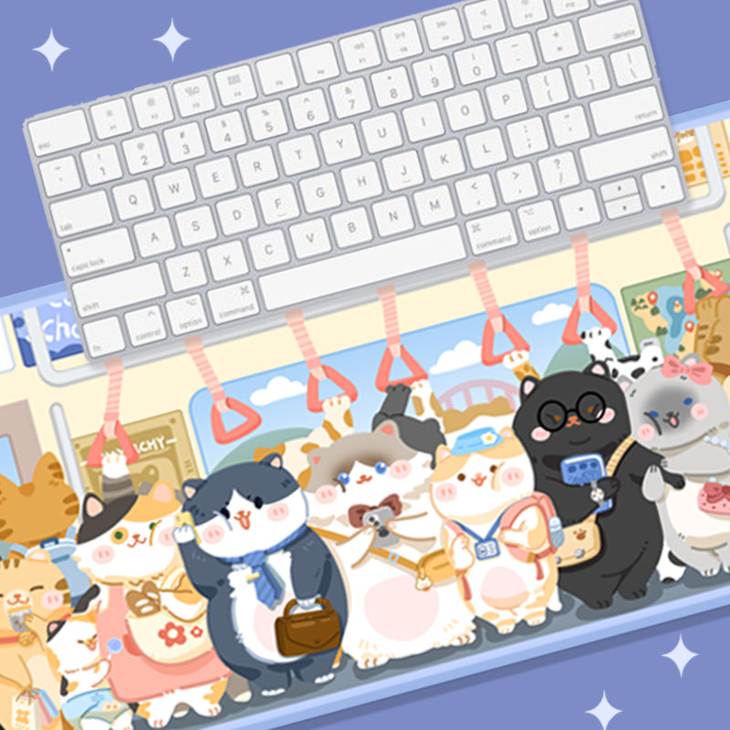 Cute Cat Gaming Mouse Mat