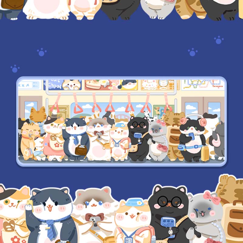 Cute Cat Gaming Mouse Mat