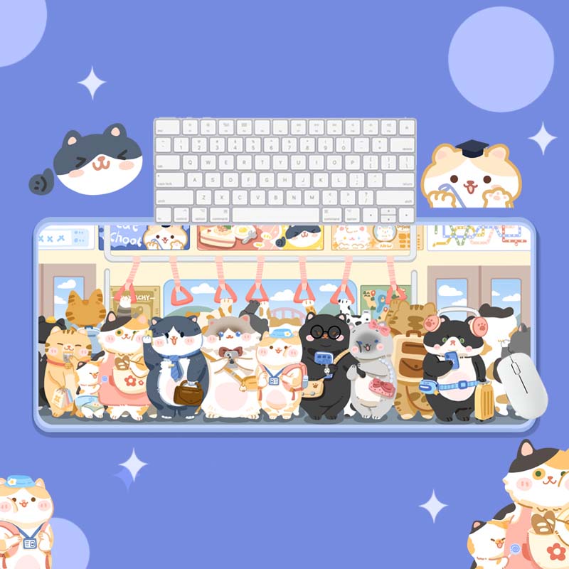 Cute Cat Gaming Mouse Mat