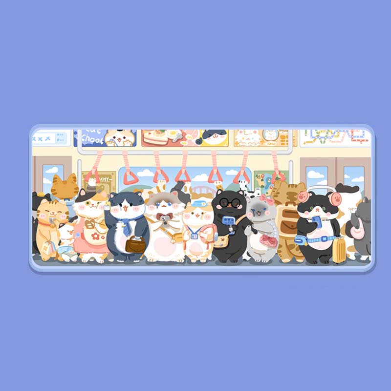 Cute Cat Gaming Mouse Mat