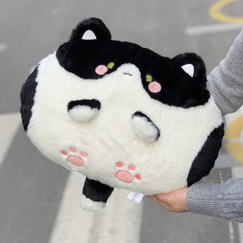 Cute Cat Plush Cushion Kawaii Cat Plushie Pillow Cat Gaming Room Decor (11)
